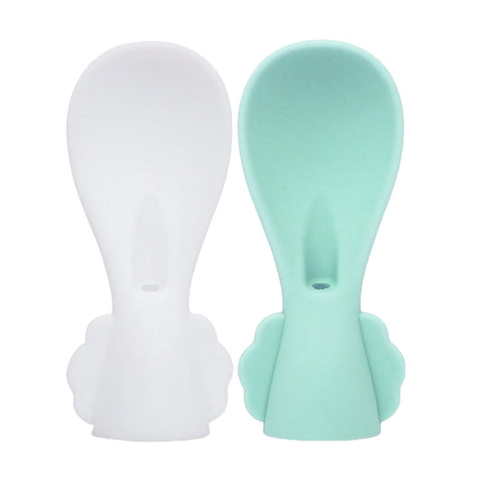 Juego de cucharas de silicona multiusos para bebé