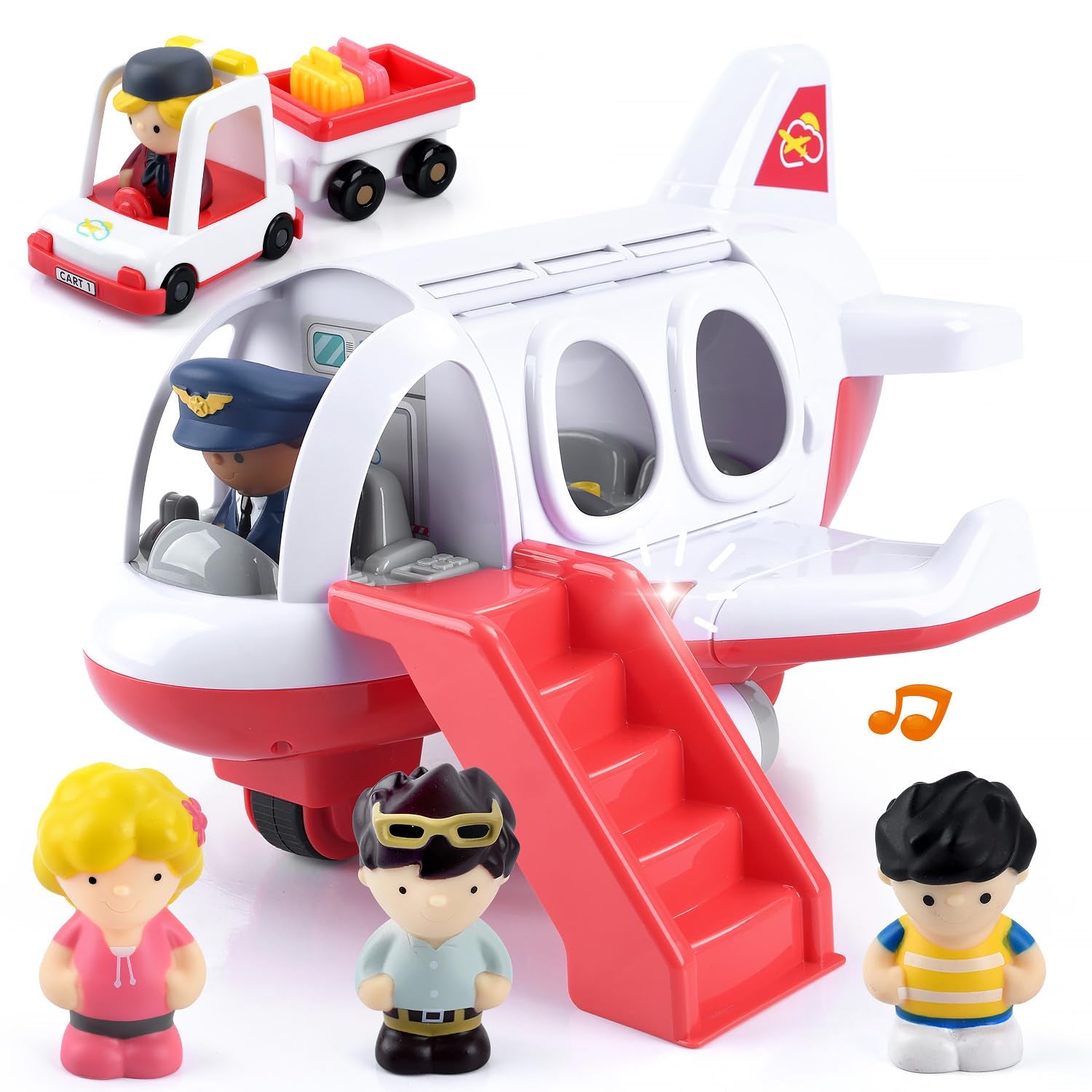PLAY Juguete de avión para niños – Juguetes de avión de viaje para niños