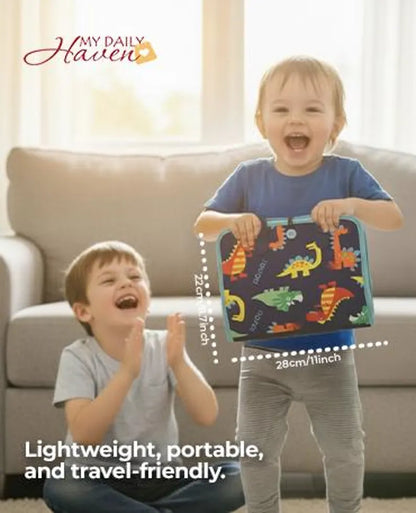 Tablero de actividades Montessori, juguete para niños pequeños, niño, dinosaurio