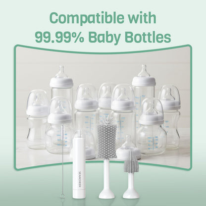 Juego de cepillos eléctricos para botellas