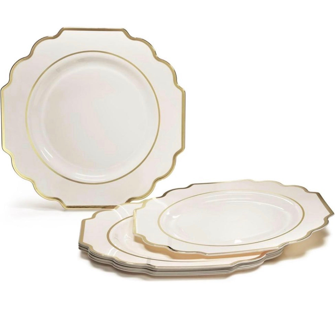 25 Platos plásticos