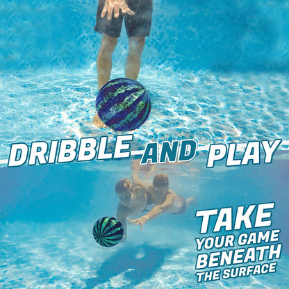 Watermelon Ball Juguetes de piscina para adultos y familia – Paquete de 2 unidades de 6 1/2 pulgadas y 9 pulgadas