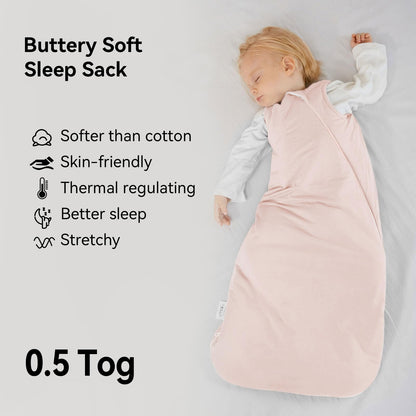 BubblePanda - Saco de dormir de bambú para bebés de 12-18meses, 0.5 tog