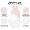 BubblePanda - Saco de dormir de bambú para bebés de 0-3 meses, 0.5 tog