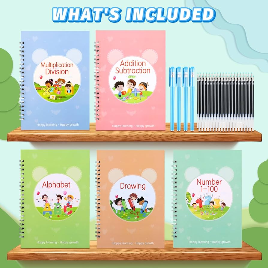 Libros de escritura mágica