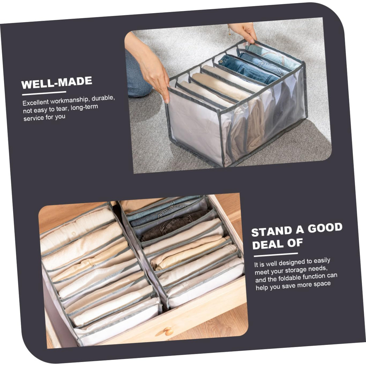 Caja de almacenamiento de ropa