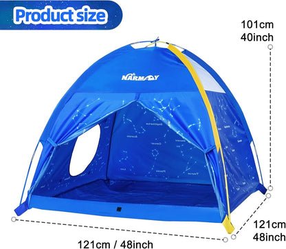 NARMAY® Play Tent Twinkle Zodiac Dome Tent for Kids