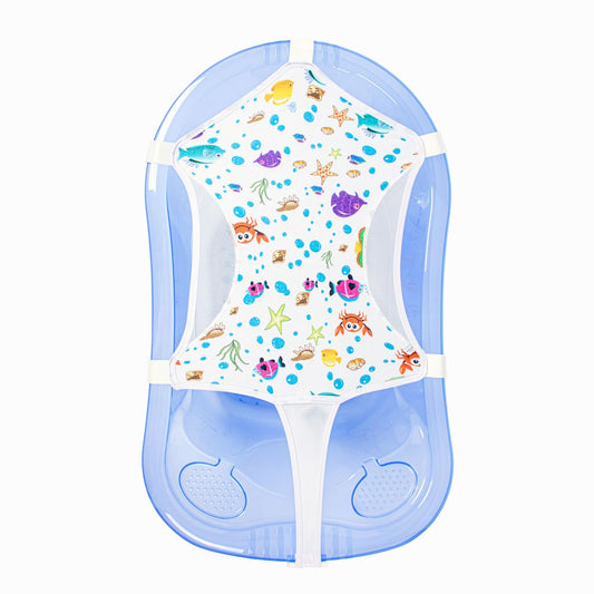 Red de baño para bebé con toalla estampada