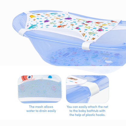 Red de baño para bebé con toalla estampada