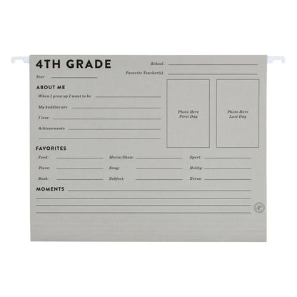 Sistema de carpetas colgantes "A través de los años" Studio Calico, material para profesores