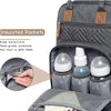 Mochila para pañales iniuniu, kit 4 en 1, grande, unisex