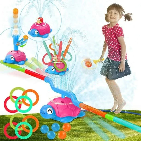 Tortuga con rociador de agua TERRAMUS 4 en 1 para niños