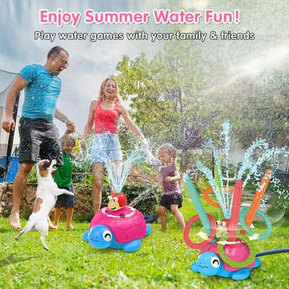 Tortuga con rociador de agua TERRAMUS 4 en 1 para niños