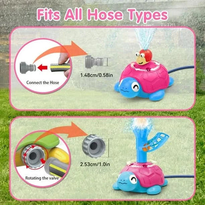 Tortuga con rociador de agua TERRAMUS 4 en 1 para niños