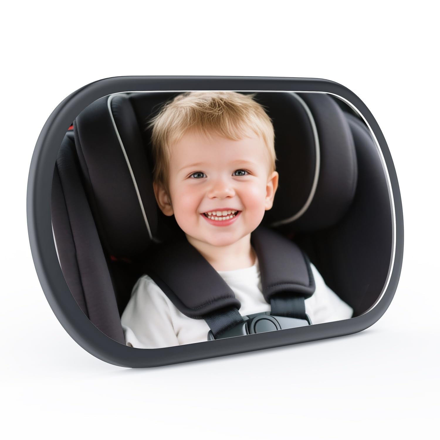 Espejo de automóvil para bebé para asiento trasero, espejo de seguridad para bebé recién nacido