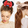 Coleteros Cellelection con orejas de Mickey Mouse, terciopelo y lentejuelas (6 unidades)