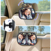 Espejo de automóvil para bebé para asiento trasero, espejo de seguridad para bebé recién nacido