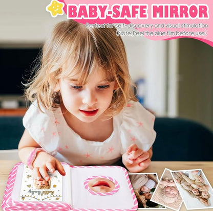 Lanpn Álbum de fotos de bebé con capacidad para 17 fotos de 4 x 6 pulgadas