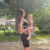Bellababy - Portabebés multifunción con asiento de cadera (posición M ergonómica) para bebés de 3 a 36 meses