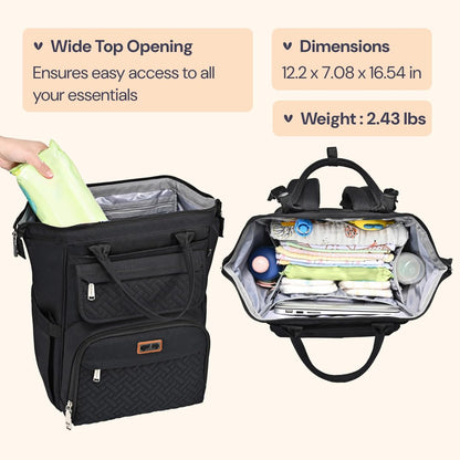 BabbleRoo - Mochila para pañales