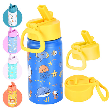 Botella de agua de acero inoxidable HYDRATE para niños - 400 ml