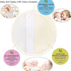 Almohadillas de lactancia reutilizables (paquete de 10) para madres que amamantan, almohadilla lavable de 4.7 pulgadas