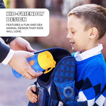 Botella de agua de acero inoxidable HYDRATE para niños - 400 ml