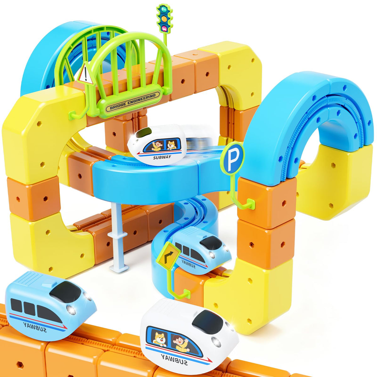 Juego de tren eléctrico