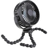 Ventilador portátil para cochecito, recargable de 3 velocidades