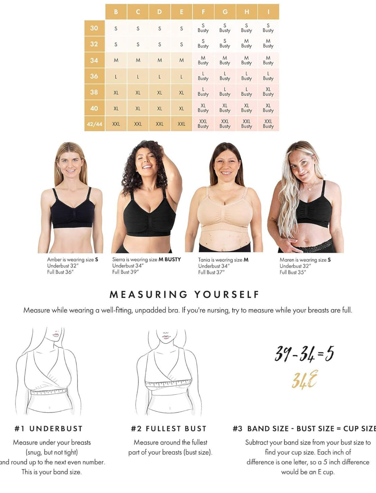 Kindred Bravely- Brasier de lactancia, Talla L