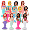 Juguetes de baño o piscina de sirena, paquete de 12