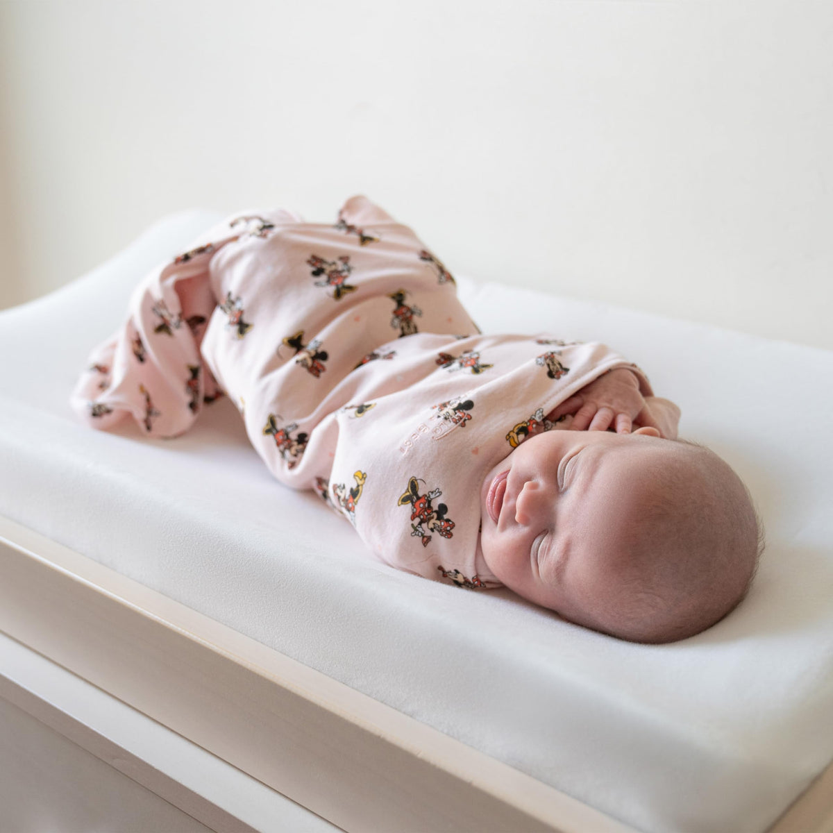 HALO Disney Baby Saco de dormir 100% algodón, manta ajustable de 3 vías, TOG 1.5, Minnie Fun, 0-3 meses