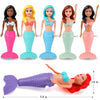 Juguetes de baño o piscina de sirena, paquete de 12