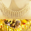 Hamaca de almacenamiento de juguetes de peluche con luz LED