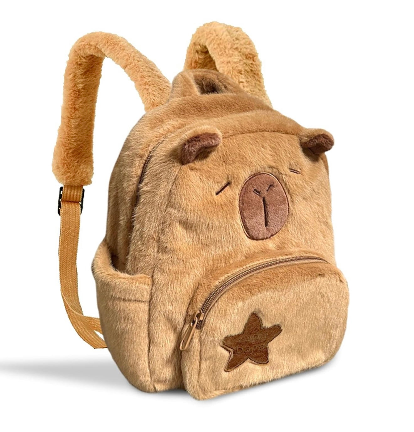 Linda mochila de felpa Capybara