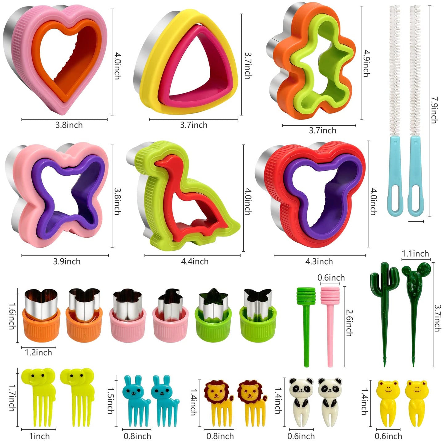 Cortador de sándwich de 28 piezas para niños