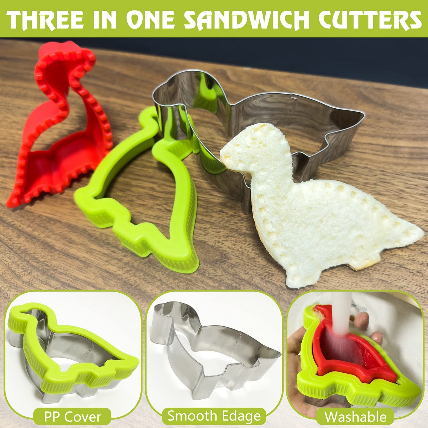 Cortador de sándwich de 28 piezas para niños