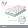 Precious Moments Noah's Ark - Juego de 2 sábanas ajustables para cuna
