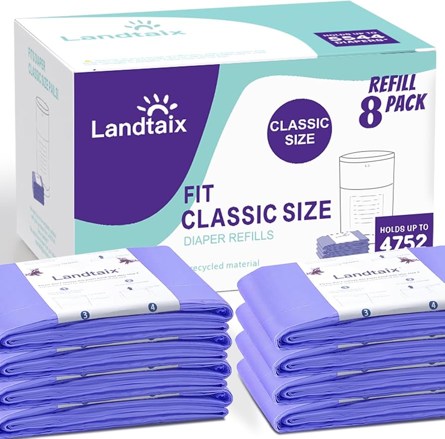 Recambios compatibles con Dekor Classic - 8 unidades para pañales 4752