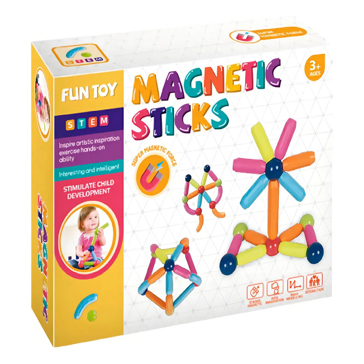Juego Magnético Funtoy 28 Piezas