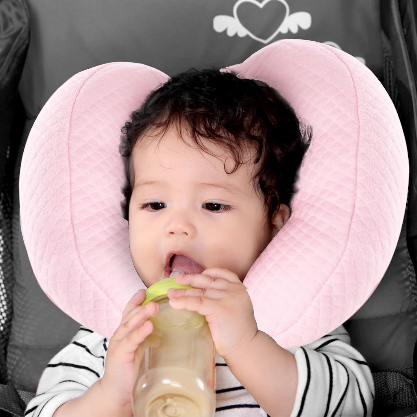 KAKIBLIN Almohada de apoyo para bebé, soporte de cabeza y cuello
