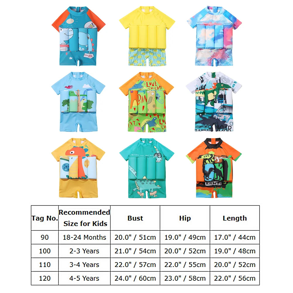 IBTOM CASTLE Traje de Baño de Flotación, 4-5 años