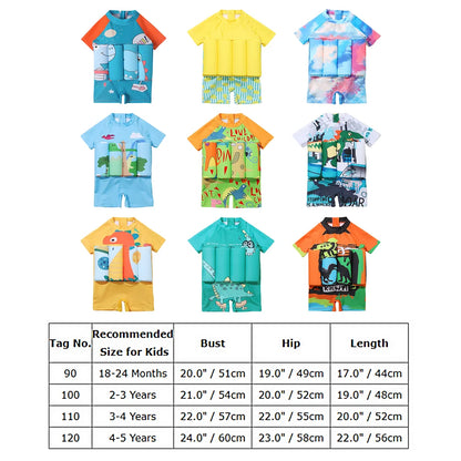 IBTOM CASTLE Traje de Baño de Flotación, 4-5 años