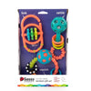 Sassy My First Rattles - Set de regalo para recién nacidos con sonajeros suaves y flexibles