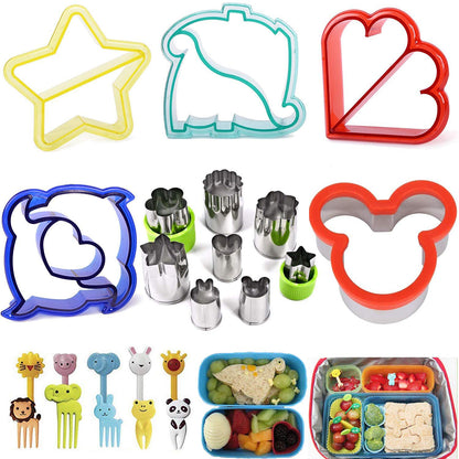 KAISHANE 23 cortadores de sándwich – Incluye 5 cortadores de sándwich