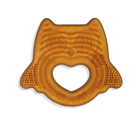 Mordedor de búho de caucho natural haakaa, 100 % caucho