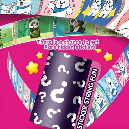 Kit de joyería DIY con rollos adhesivos, pulsera y collar hechos a mano con libro adhesivo