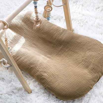 Juego de 2 fundas para tumbona de bebé, 100% algodón de muselina