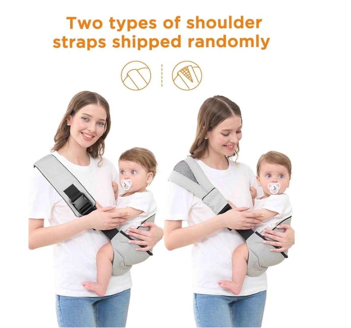 GAGAKU Portabebés ajustable y ergonómico con asiento antideslizante para bebés de 6 a 36 meses (14 a 35 libras)