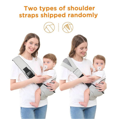 GAGAKU Portabebés ajustable y ergonómico con asiento antideslizante para bebés de 6 a 36 meses (14 a 35 libras)